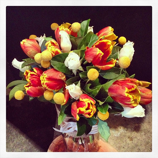 Bright and colourful bouquet